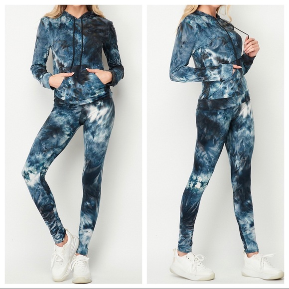 2 Piece Tie Dye Hoodie and pants set - Picture 2 of 4